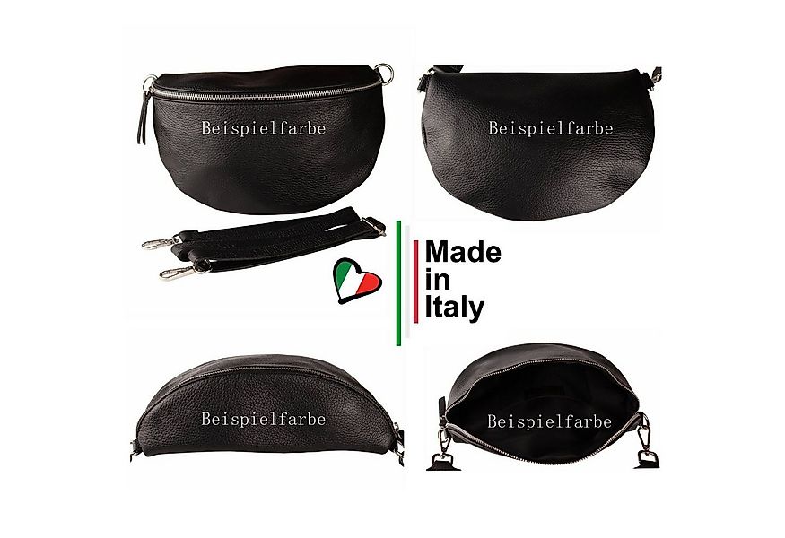 MIRROSI Bauchtasche Damen, Echtleder, Leder, Made in Italy, Umhängetasche, günstig online kaufen
