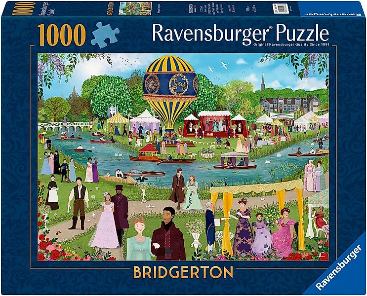 Ravensburger Puzzle Bridgerton - Sehen und gesehen werden, 1000 Puzzleteile günstig online kaufen
