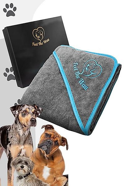 Feel The Wau Hundehandtuch Extra saugfähiges Hundehandtuch 130x75cm günstig online kaufen