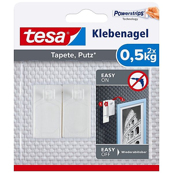 tesa Klebehaken tesa Klebenagel Traglast 500 günstig online kaufen