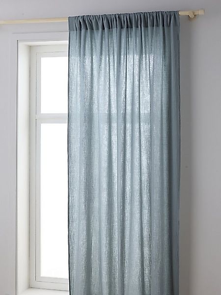 vertbaudet Vorhang Kinderzimmer Vorhang aus Musselin, Tunnelzug, Baumwolle günstig online kaufen