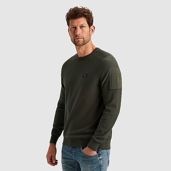 PME Legend Herren Rundhals Pullover R-NECK AMERICAN CLASSIC BUCKLEY KNIT - günstig online kaufen