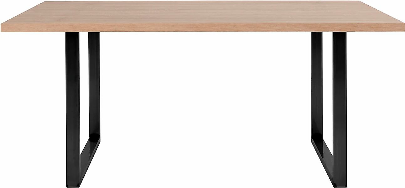 FORTE Esstisch, Breite 160 cm, Kufengestell im Industrial Look günstig online kaufen