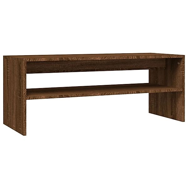 vidaXL Couchtisch Braun Eichen-Optik 100x40x40 cm Holzwerkstoff günstig online kaufen