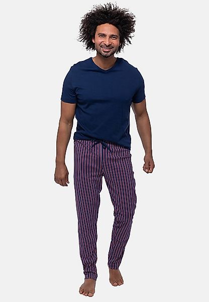 Mey Pyjama Graphic Stripes (Set, 2 tlg) Schlafanzug - Baumwolle - Atmungsak günstig online kaufen