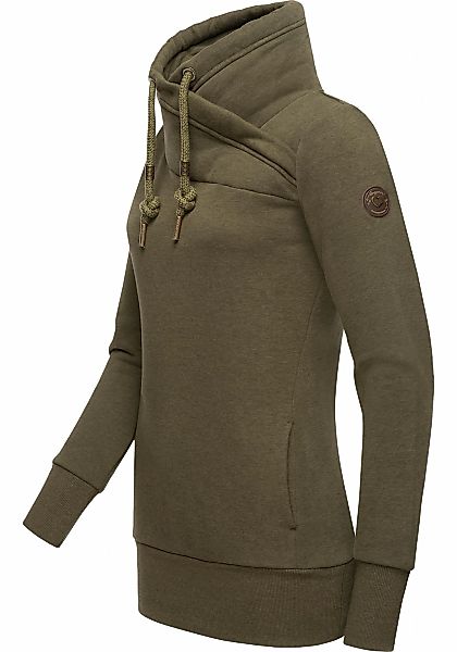 Ragwear Sweatshirt "Neska" modischer Longsleeve Pullover mit hohem Kragen günstig online kaufen