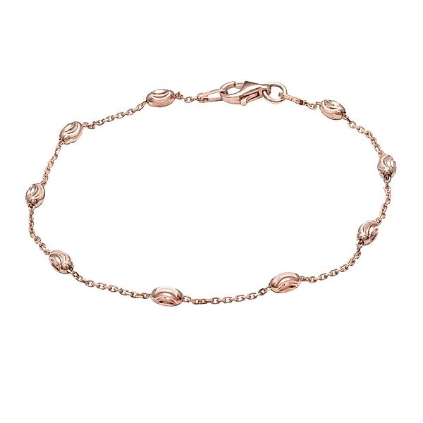 Materia Armkette Damen Rosegold Kugeln 19cm günstig online kaufen