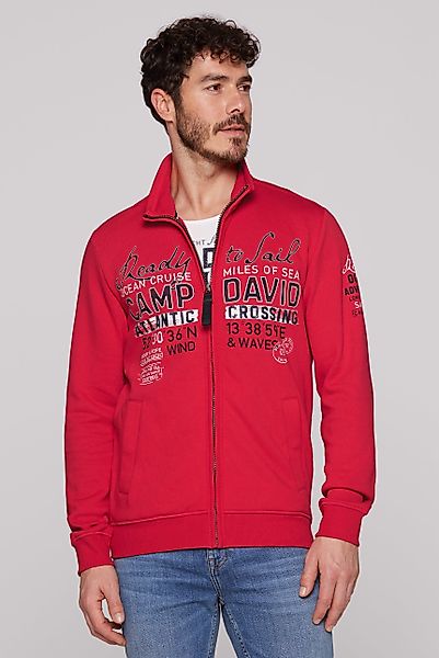 CAMP DAVID Sweatjacke mit Stehkragen günstig online kaufen