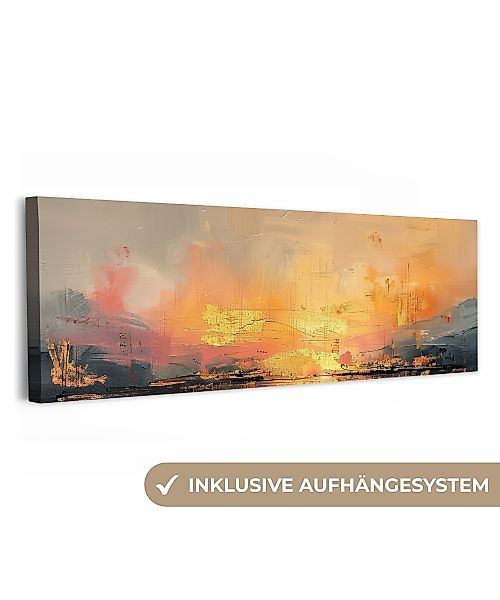 OneMillionCanvasses® Leinwandbild Panorama Modern - Abstrakt günstig online kaufen