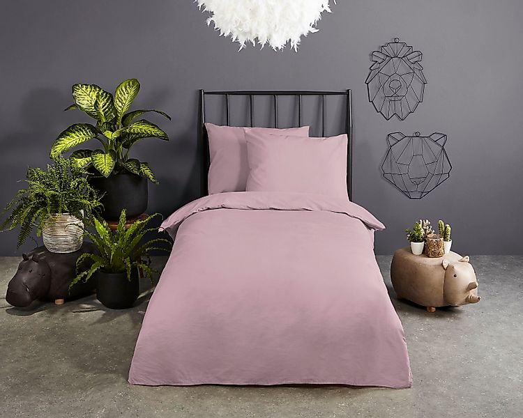 good morning Kinderbettwäsche »Puk Unicat«, Baumwolle, 135x200, Reißverschl günstig online kaufen