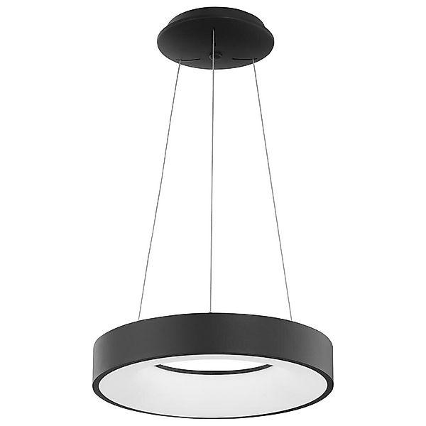 LED Pendelleuchte Rando Thin in Schwarz-matt 30W 1950lm günstig online kaufen