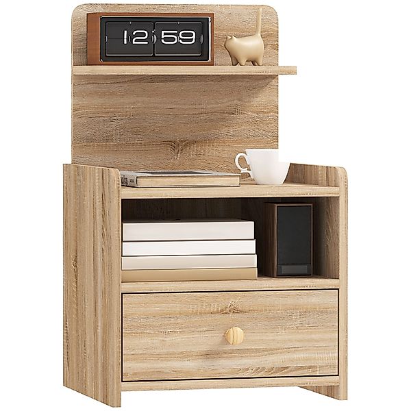 HOMCOM Nachttisch Nachtschrank mit offenen Ablage, günstig online kaufen