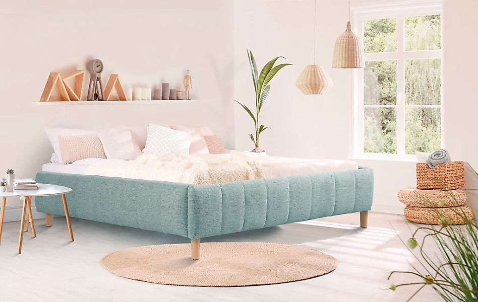 Home affaire Polsterbett "Tarje" in 5 Breiten, auch in Überlänge 220 cm, in günstig online kaufen