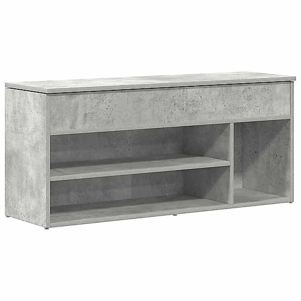 vidaXL Schuhregal Schuhbank Betongrau 102x30,5x45 cm günstig online kaufen