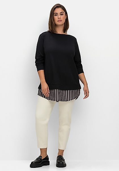 Sheego T-Shirt 2-in-1-Langarmshirt günstig online kaufen
