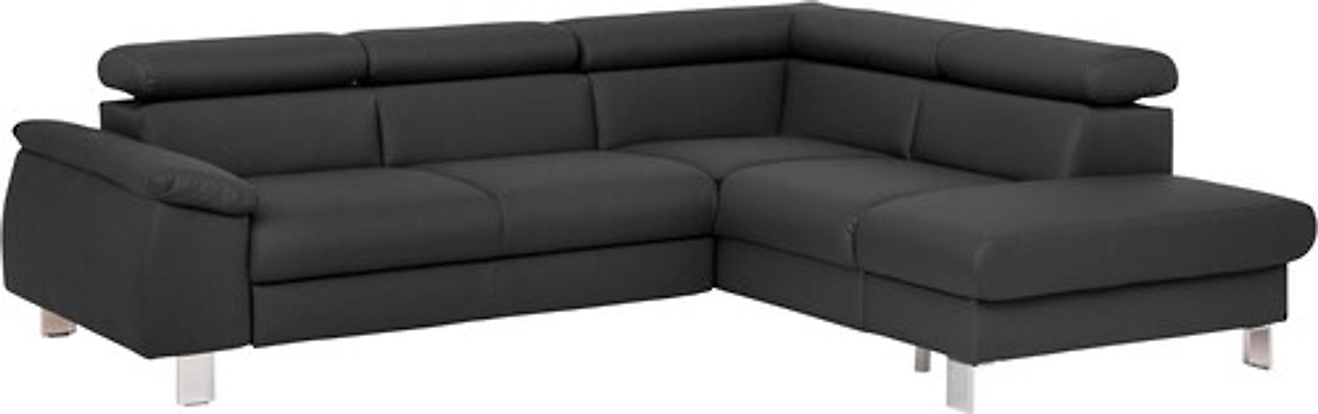 COTTA Ecksofa »Komaris L-Form mit Kopfteilverstellung«, wahlweise mit Bettf günstig online kaufen