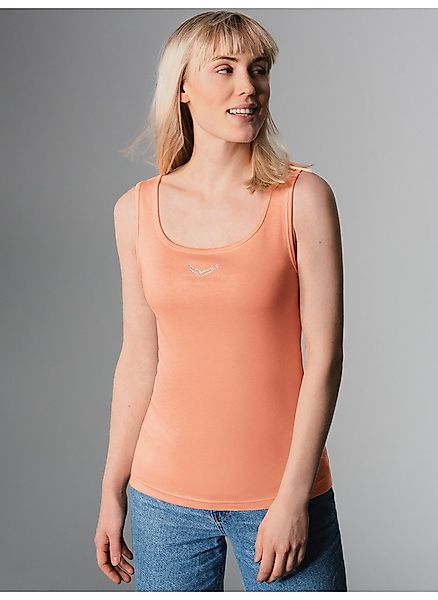 Trigema Tanktop TRIGEMA Trägershirt mit Kristallsteinen günstig online kaufen