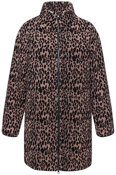 LASCANA Fleecejacke im Leomuster in weicher Fleece-Qualität günstig online kaufen