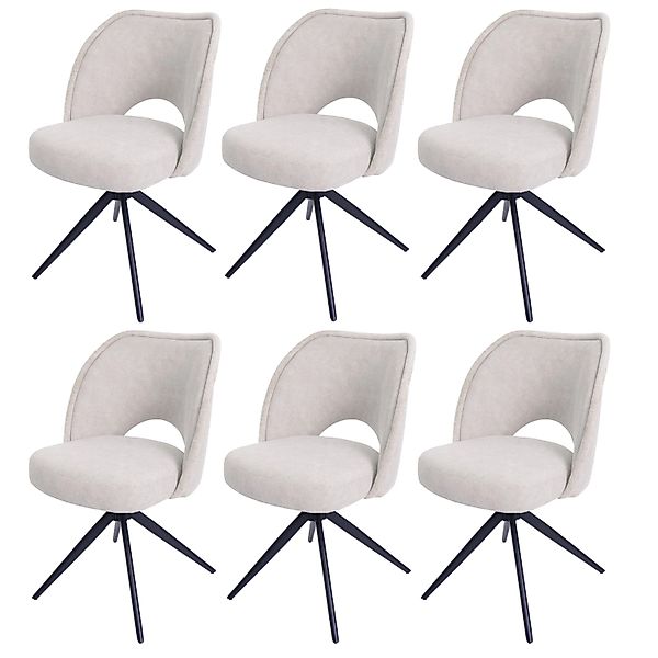 MCW Esszimmerstuhl N72 6er-Set Creme günstig online kaufen