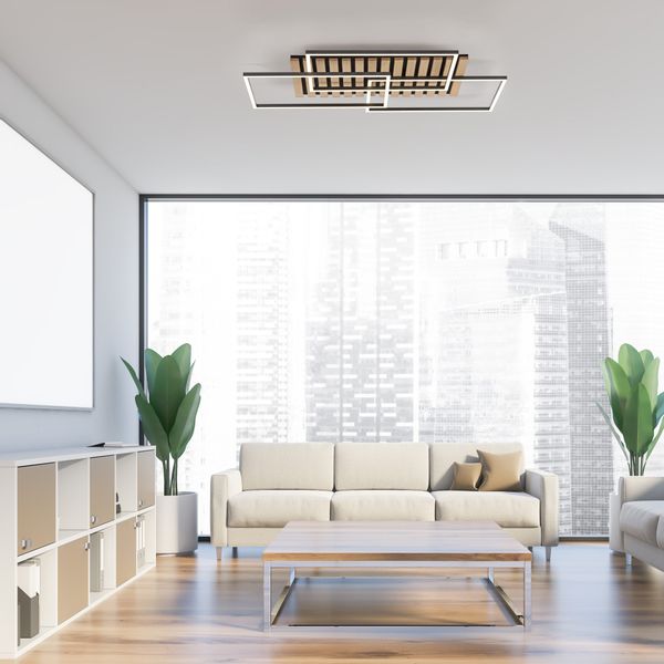 my home Deckenleuchte »Unnestad Akustikpaneele« LED-Board 2 Stk. warmweiß - günstig online kaufen