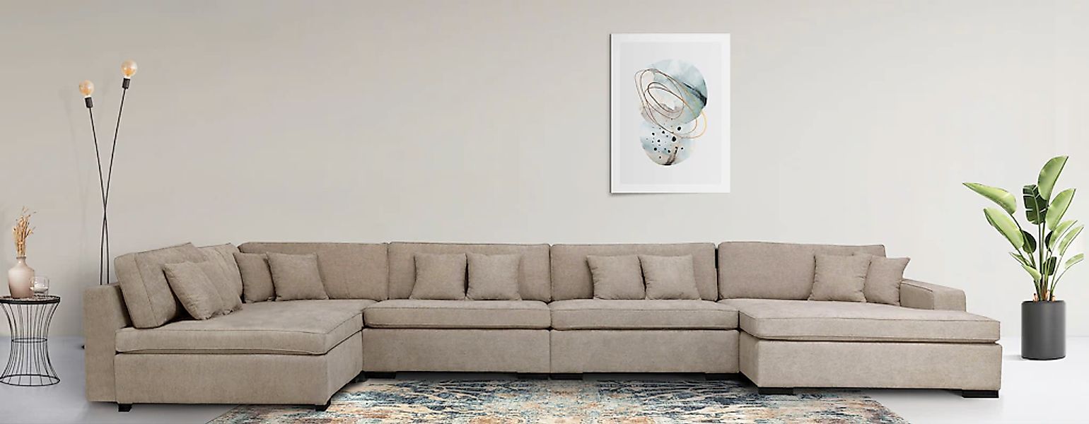 Guido Maria Kretschmer Home&Living Wohnlandschaft "Skara U-Form", Lounge-So günstig online kaufen