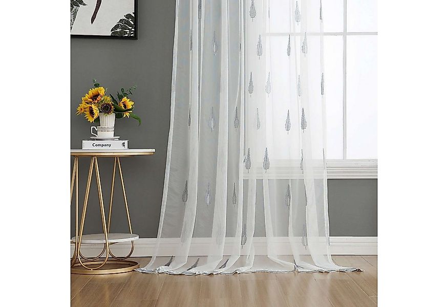 Gardinenbox Gardine (1 St), Multifunktionsband, transparent, Raschel günstig online kaufen