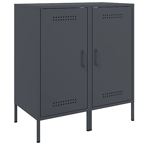 vidaXL Sideboards 2 Stk Anthrazit 36x39x79 cm Stahl 843017 günstig online kaufen
