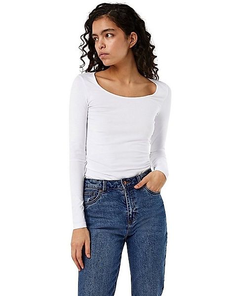 Vero Moda Langarmshirt stilvolle Longsleeves mit U-Neck Ausschnitt (2er-Pac günstig online kaufen