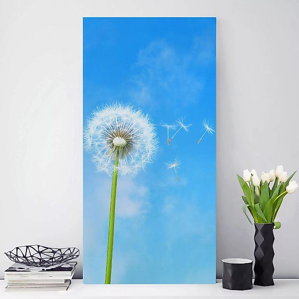 Leinwandbild - Hochformat Flying Seeds günstig online kaufen