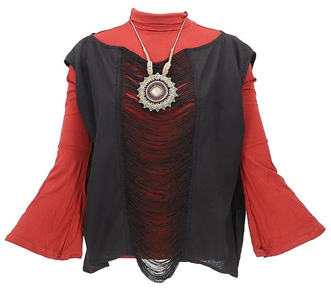 Guru-Shop T-Shirt Goa Top, kurzes Ethno StyleTop, Oversize Top -.. Festival günstig online kaufen