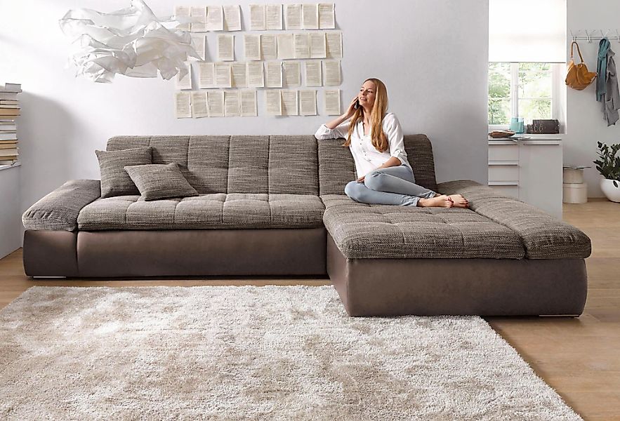 DOMO collection Ecksofa "Moric, L-Form, XXL-Sofa - Breite 300cm, viel Platz günstig online kaufen