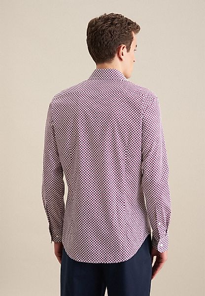 seidensticker Businesshemd "Slim", Slim Langarm Kentkragen Druck günstig online kaufen