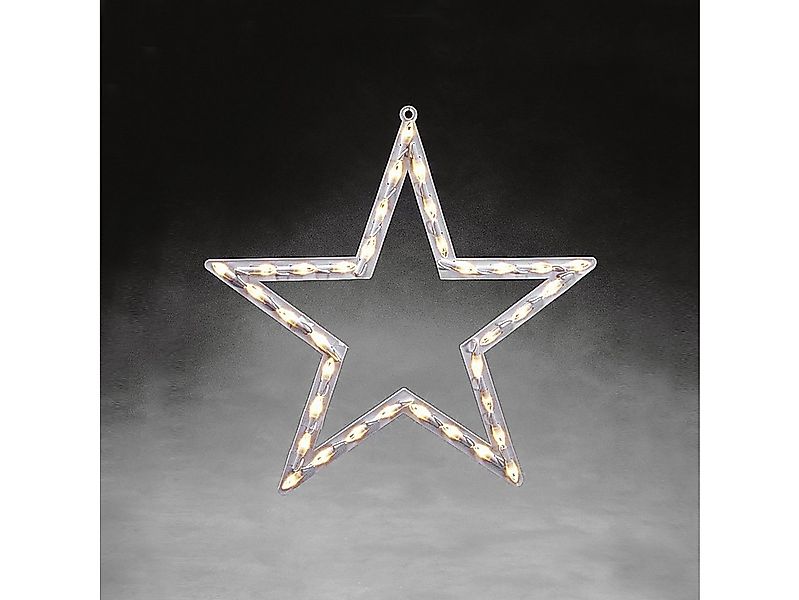 KONSTSMIDE Beleuchtetes Fensterbild Konstsmide LED Fenstersilhouette Stern günstig online kaufen