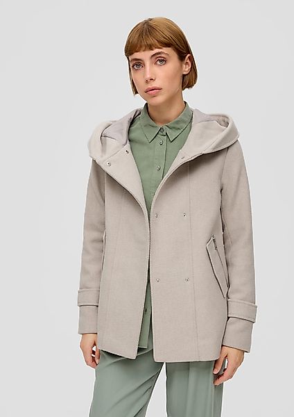 s.Oliver Funktionsjacke Jacke im Fabricmix Logo günstig online kaufen