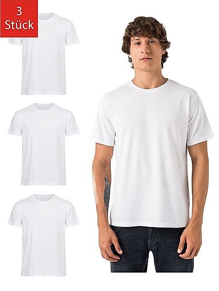 Burnell & Son T-Shirt Tshirt Herren aus 100% Baumwolle Regular Fit Basic Mä günstig online kaufen