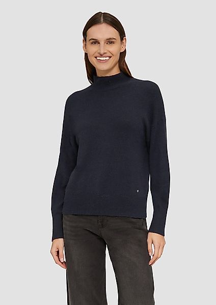 s.Oliver Stehkragenpullover Basic (1-tlg) Stehkragen, langarm, günstig online kaufen