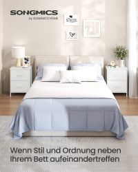 SONGMICS Nachttisch, Kommode, Schrank, 2 Stoffschubladen, günstig online kaufen
