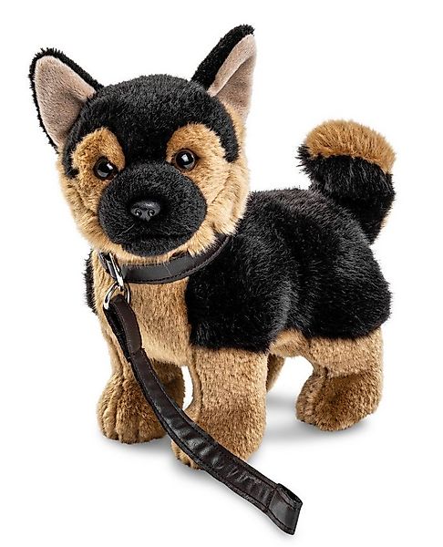 Uni-Toys Kuscheltier Dt. Schäferhund mit Leine, stehend - 27 cm - Plüsch-Hu günstig online kaufen