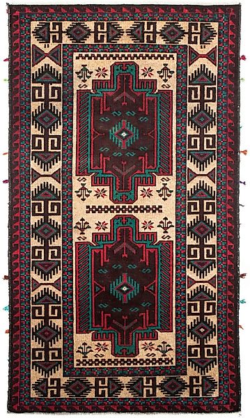 morgenland Orientteppich »Belutsch - 139 x 77 cm - beige«, rechteckig günstig online kaufen