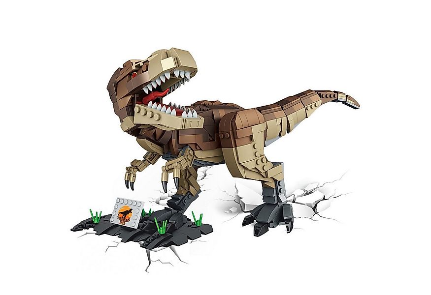 EXTSUD Dinosaurier Spielzeug, 939 Stück Bausteine Set für Kinder ab 6 Jahre günstig online kaufen