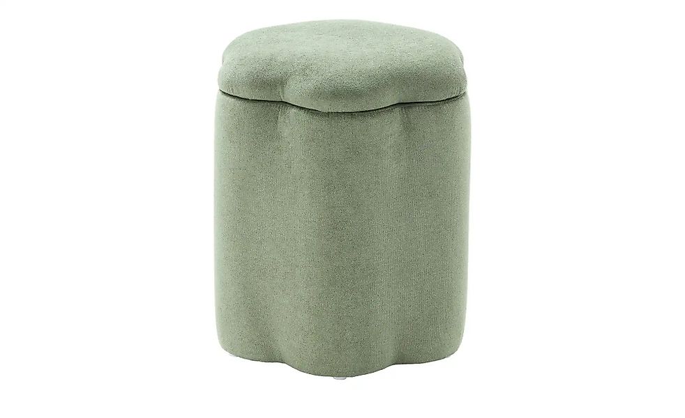 como Hocker  Blume ¦ grün ¦ Maße (cm): B: 37,5 H: 41 T: 46.0 Polstermöbel > günstig online kaufen