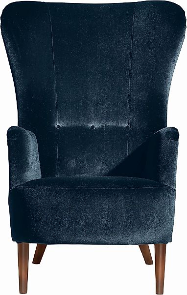 Max Winzer® Sessel, im Retrostil, mit Knopfheftung, Hochlehner günstig online kaufen