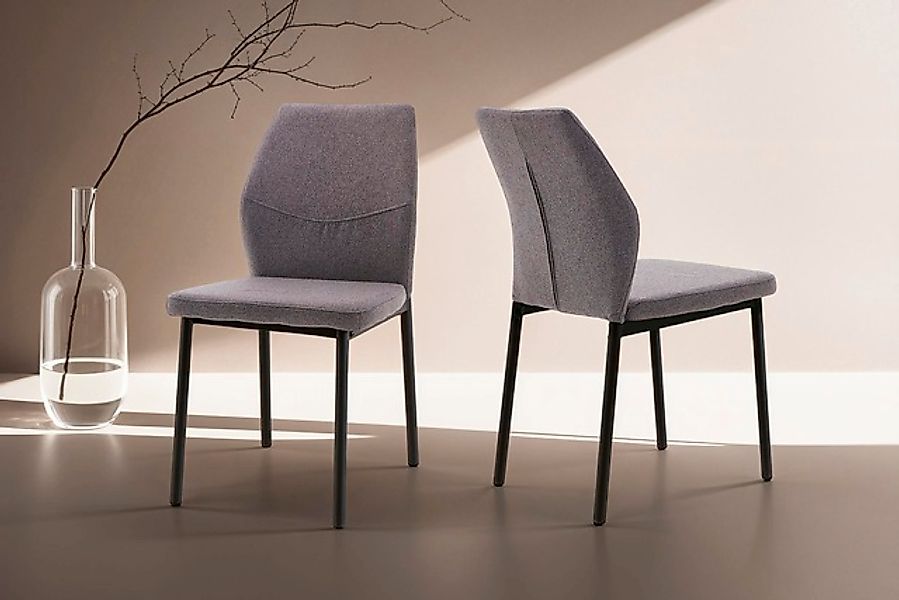 Home affaire Esszimmerstuhl »Lumos«, (Set), 2 St., Webstoff, Webstoff in vi günstig online kaufen