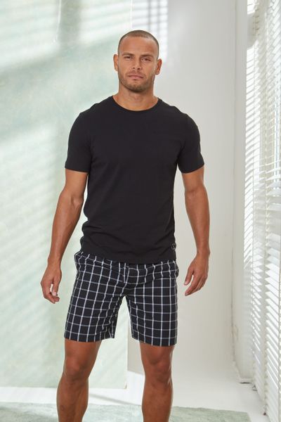 AUTHENTIC LE JOGGER Pyjama 1 Stück, 2 Stk. tlg., Schlafanzug mit karierter günstig online kaufen