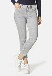 STOOKER WOMEN 5-Pocket-Jeans "Florenz Acid Wash Slim Fit" Slim Fit Casual C günstig online kaufen