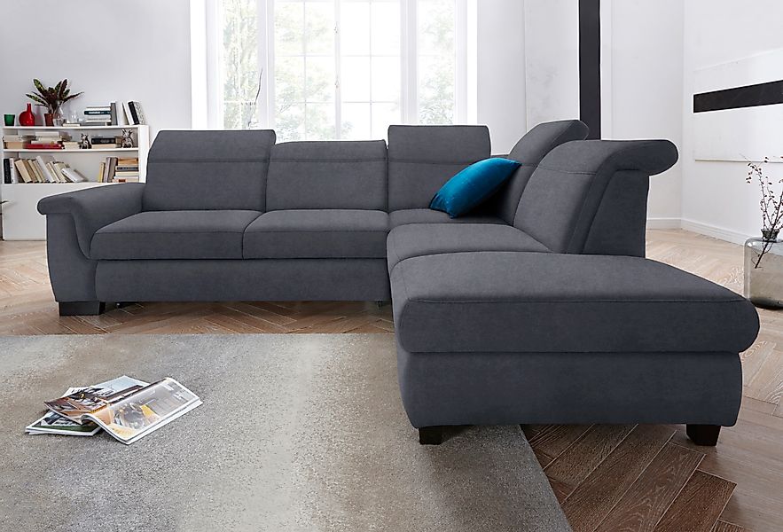 DOMO collection Ecksofa »Sully komfortables Sofa, L-Form«, wahlweise mit Be günstig online kaufen
