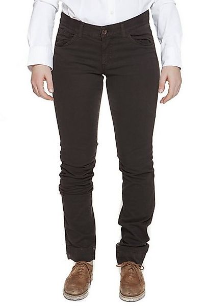 Gant 5-Pocket-Hose Braune Damenhose mit schmalem Bein und 5 Taschen - Elega günstig online kaufen