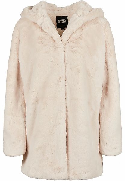 URBAN CLASSICS Parka "Urban Classics Damen Ladies Hooded Teddy Coat" 1 Stk. günstig online kaufen