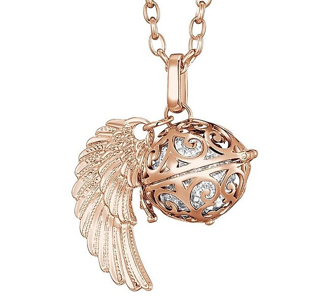 Morella Kette mit Anhänger Engel Halskette roségold 70 cm mit Anhänger (2-t günstig online kaufen