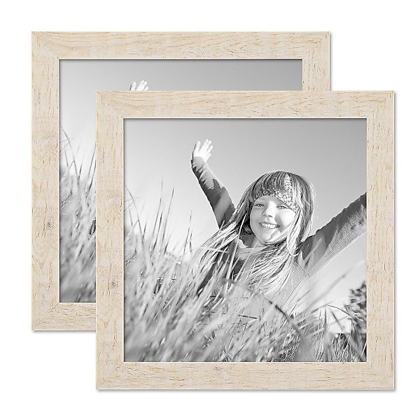 PHOTOLINI Bilderrahmen 2er Set Strandhaus Rustikal günstig online kaufen
